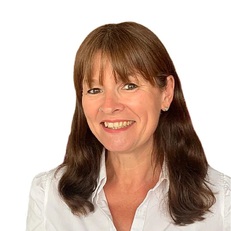 Keeley Smith, Inspired To Change solution-focused hypnotherapist in Southend-on-Sea, smiling in a white shirt.